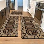 Stone-Inspired Decorative Area Mat | Kelmera