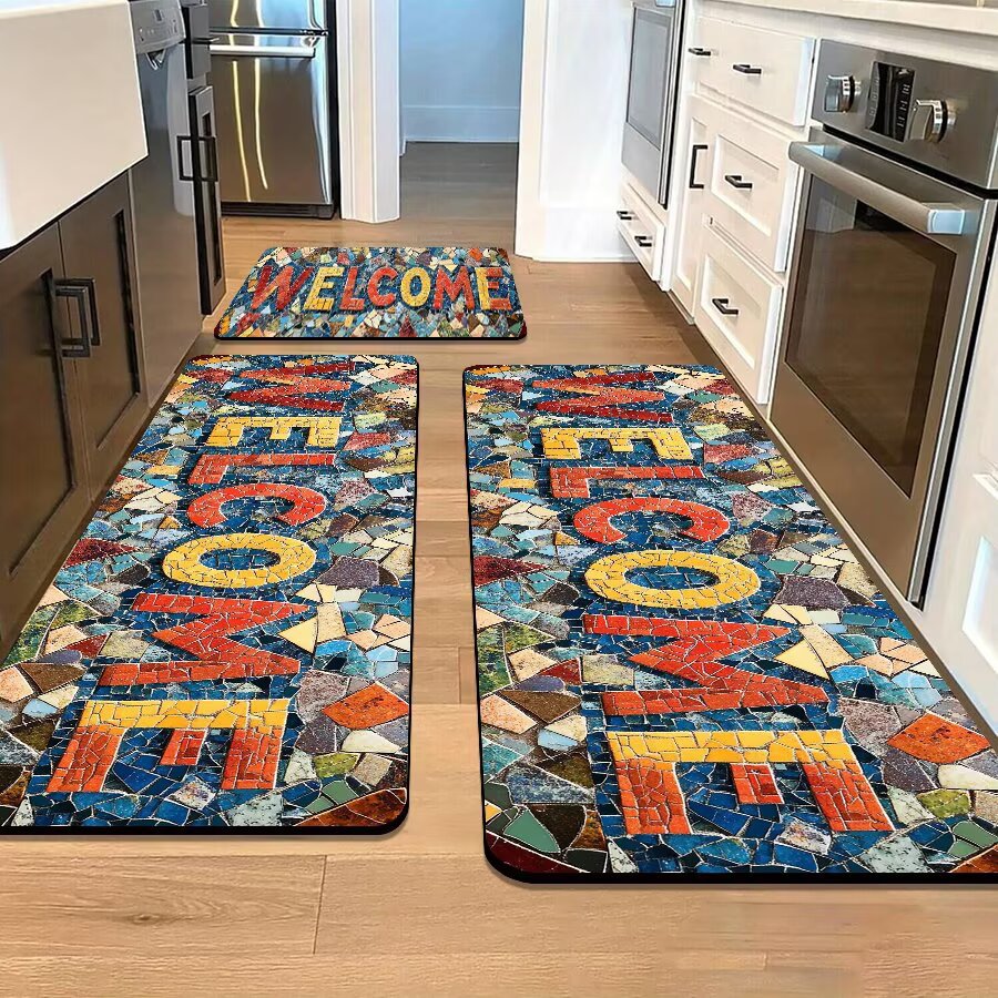 Stone-Inspired Decorative Area Mat | Kelmera