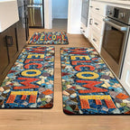 Stone-Inspired Decorative Area Mat | Kelmera