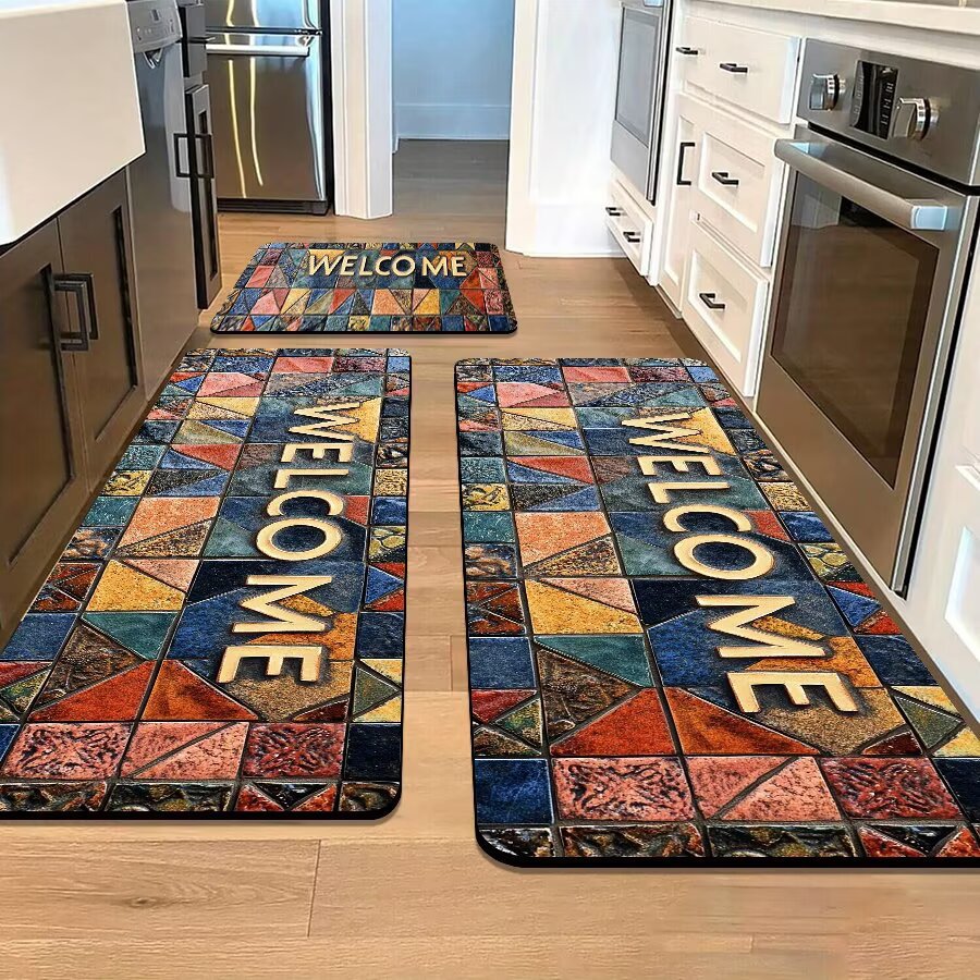 Stone-Inspired Decorative Area Mat | Kelmera