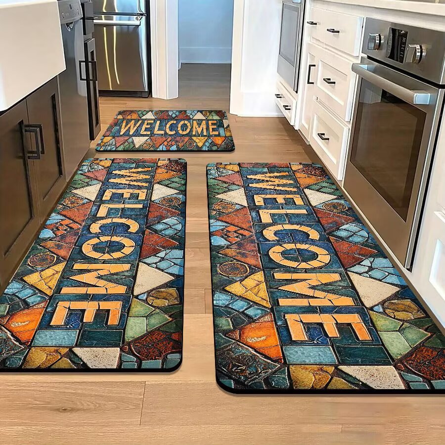Stone-Inspired Decorative Area Mat | Kelmera