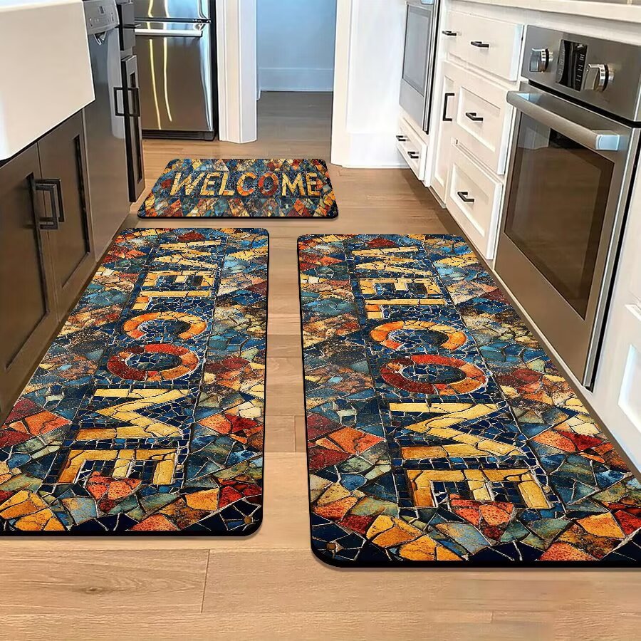 Stone-Inspired Decorative Area Mat | Kelmera