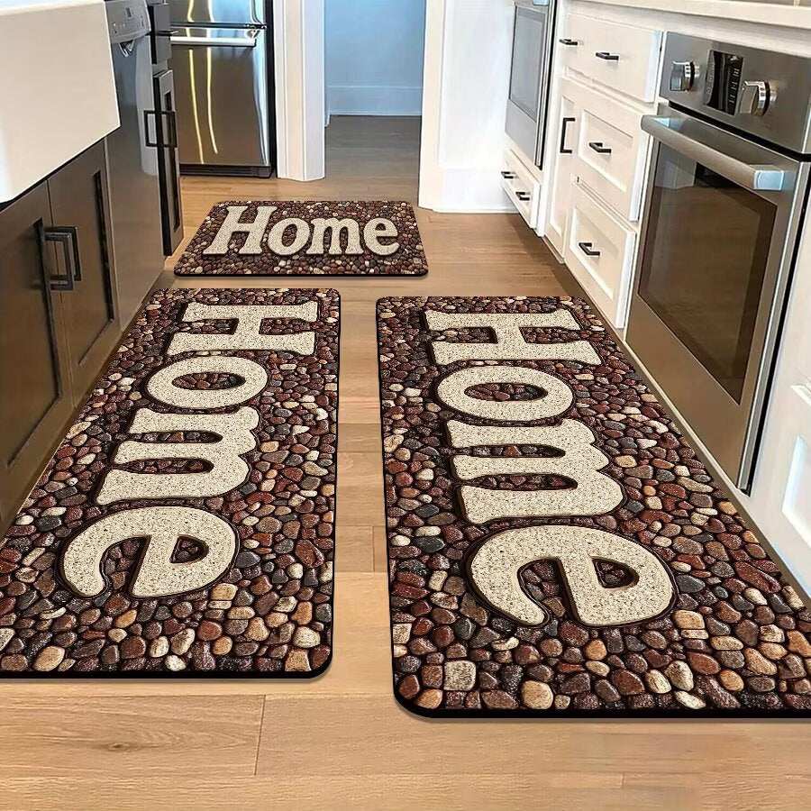 Stone-Inspired Decorative Area Mat | Kelmera