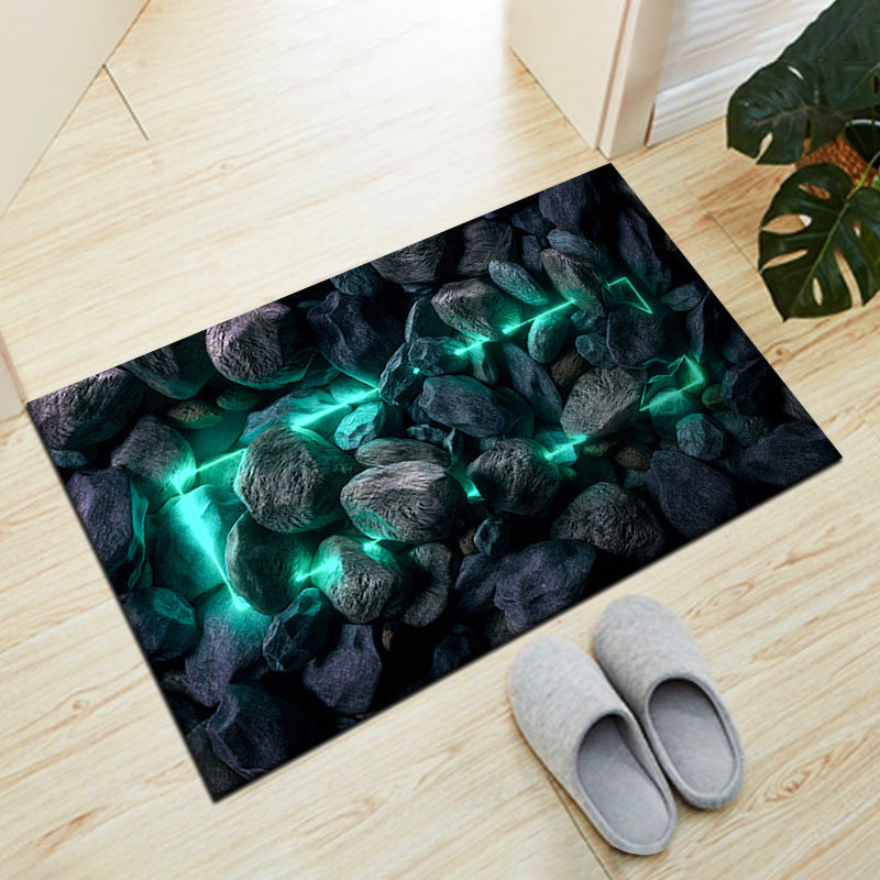 Stone-Inspired Decorative Floor Mat | Kelmera