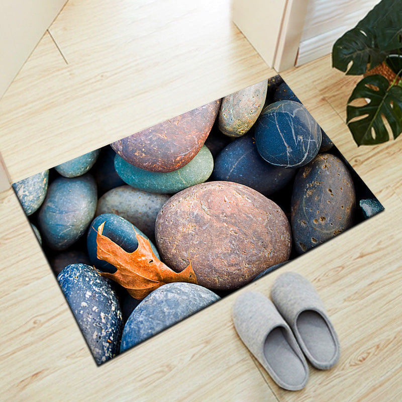 Stone-Inspired Decorative Floor Mat | Kelmera