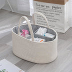 Storage Basket Beige White | Kelmera