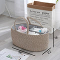 Storage Basket Beige White | Kelmera