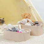Storage Basket Cotton Textile Handwoven | Kelmera