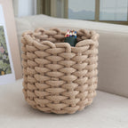 Storage Basket Gray Khaki | Kelmera