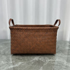 Storage Basket Gray Polka Dotted | Kelmera