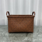 Storage Basket Gray Polka Dotted | Kelmera