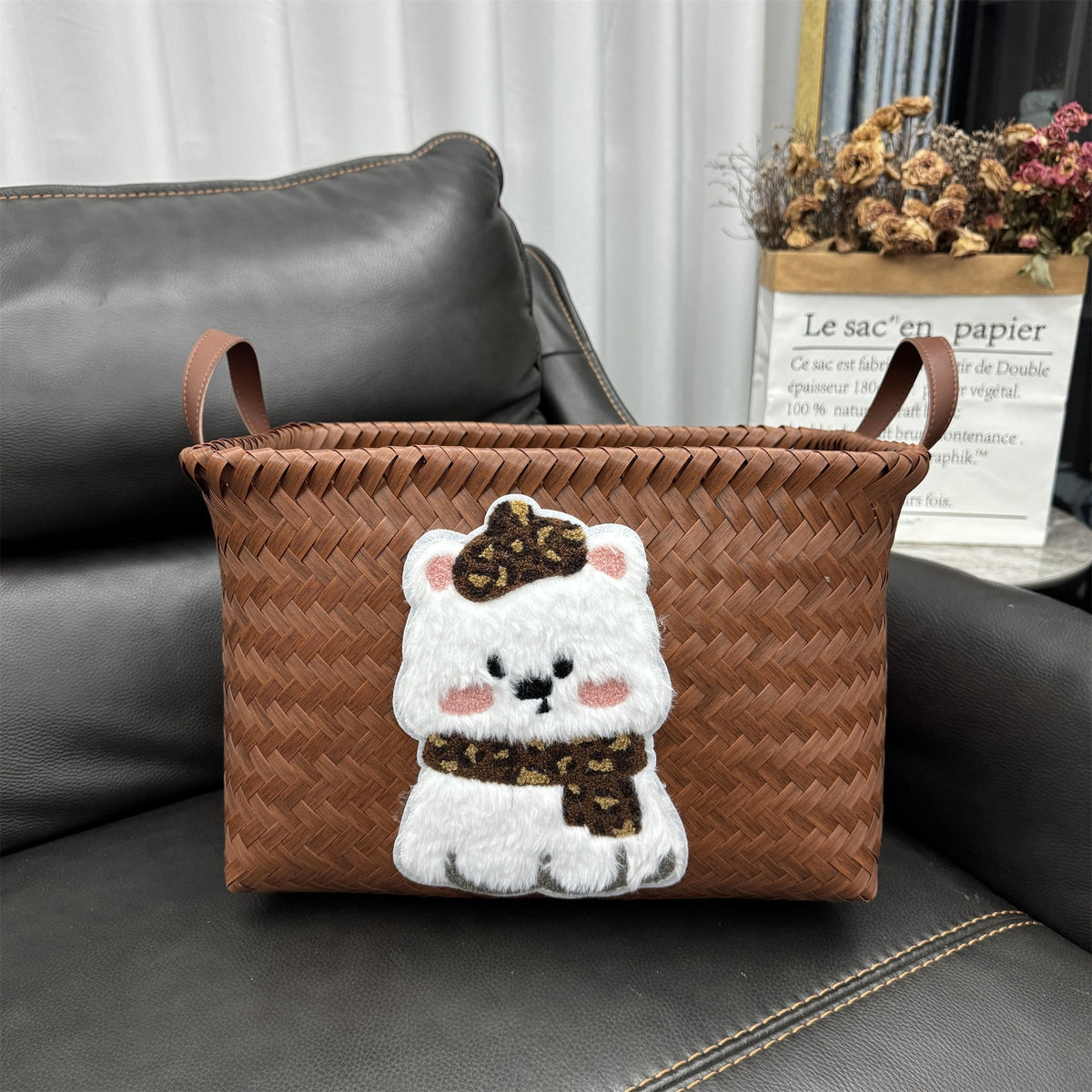Storage Basket Green Red | Kelmera