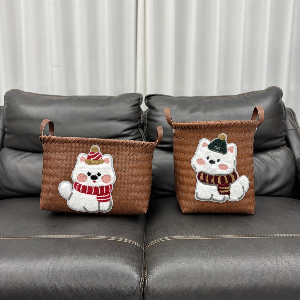 Storage Basket Green Red | Kelmera