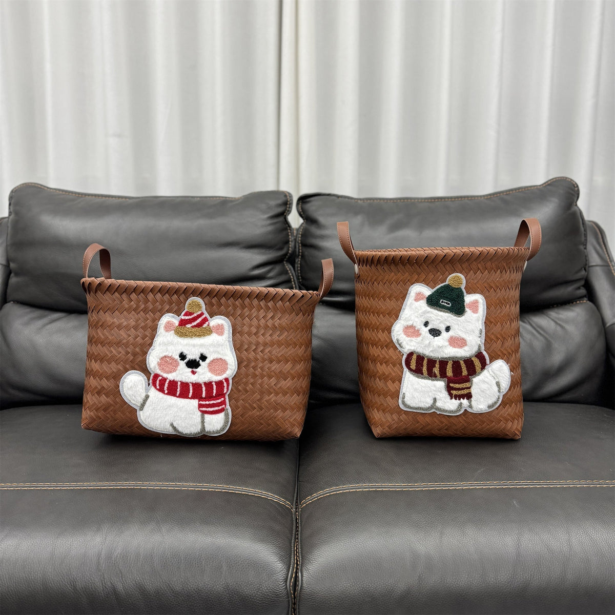 Storage Basket Green Red | Kelmera