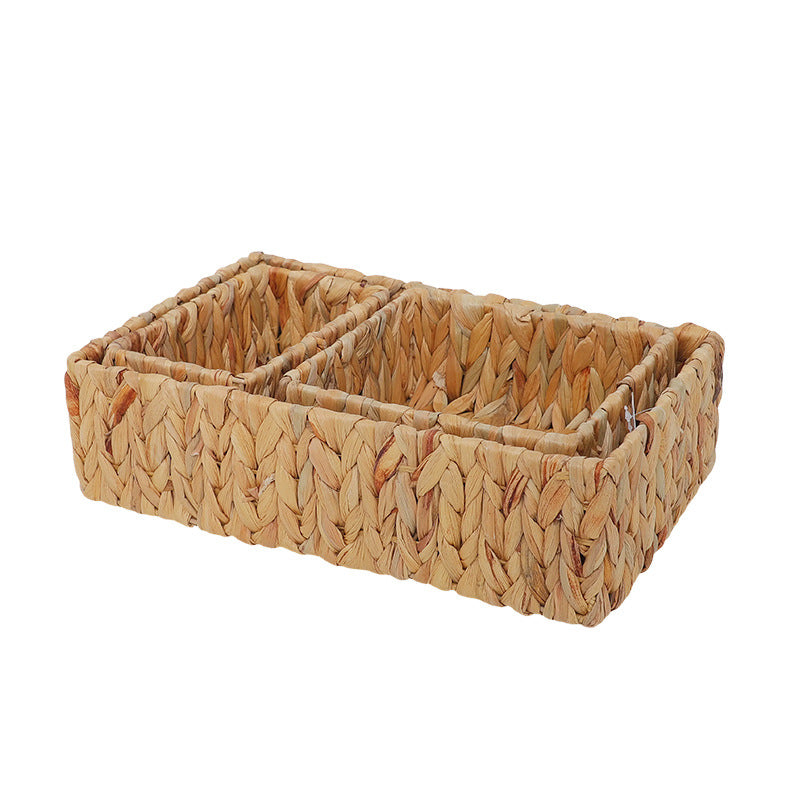 Storage Basket Green Woven Natural Fiber Soft Textile | Kelmera