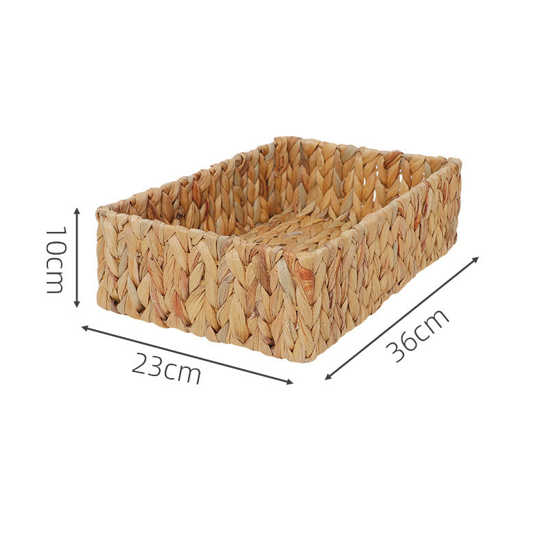 Storage Basket Green Woven Natural Fiber Soft Textile | Kelmera