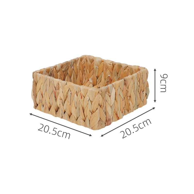 Storage Basket Green Woven Natural Fiber Soft Textile | Kelmera