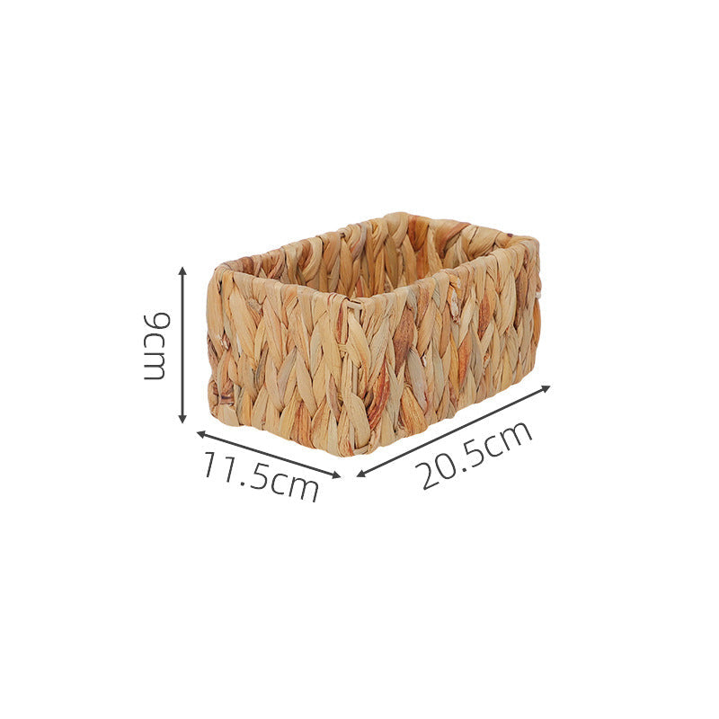 Storage Basket Green Woven Natural Fiber Soft Textile | Kelmera