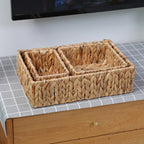 Storage Basket Green Woven Natural Fiber Soft Textile | Kelmera
