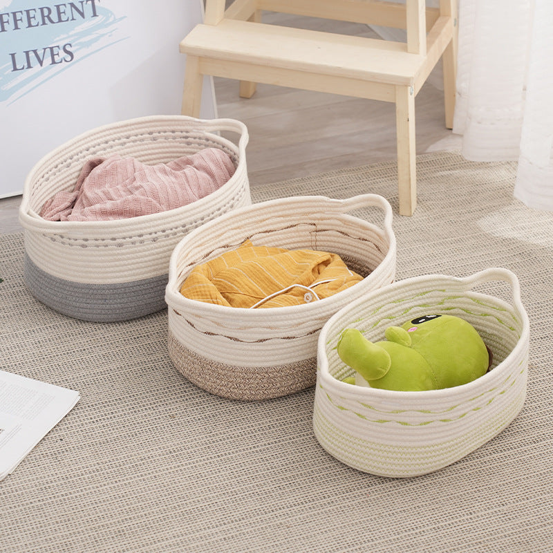 Storage Basket Jute Fiber Soft Textile | Kelmera