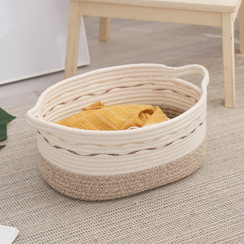 Storage Basket Jute Fiber Soft Textile | Kelmera