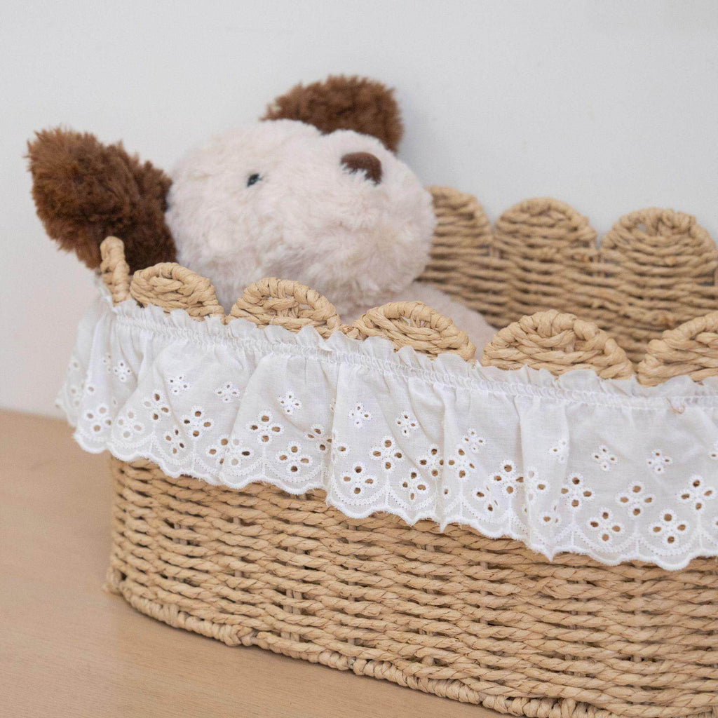 Storage Basket Khaki Green Beige | Kelmera