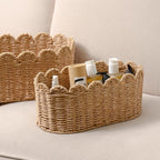 Storage Basket Khaki Green Beige | Kelmera