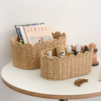 Storage Basket Khaki Green Beige | Kelmera