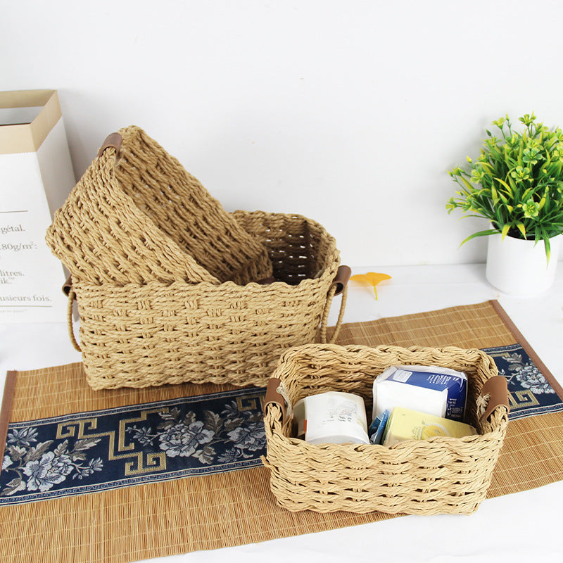 Storage Basket Light Color Large Medium | Kelmera