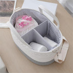 Storage Basket Linen 14 9 7 Inch Gray | Kelmera