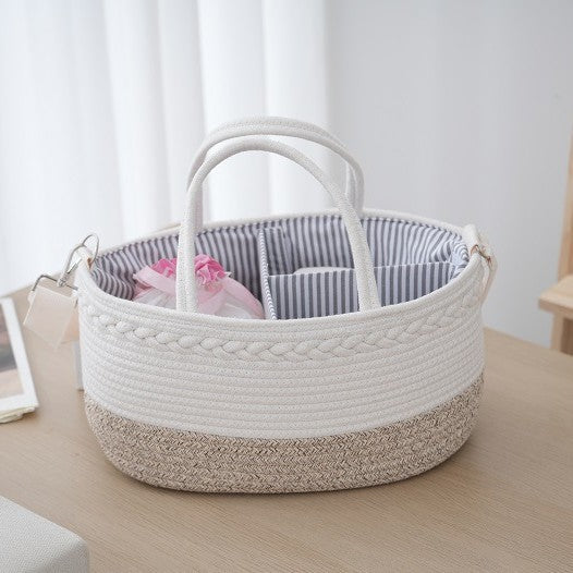 Storage Basket Linen 14 9 7 Inch Gray | Kelmera