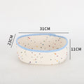 Storage Basket made of Natural Cotton Fabric with Colorful Dots | Kelmera