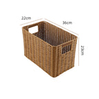 Storage Basket made of Natural Rattan Brown Khaki | Kelmera