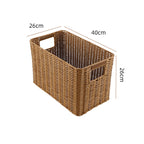 Storage Basket made of Natural Rattan Brown Khaki | Kelmera