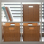 Storage Basket made of Natural Rattan Brown Khaki | Kelmera
