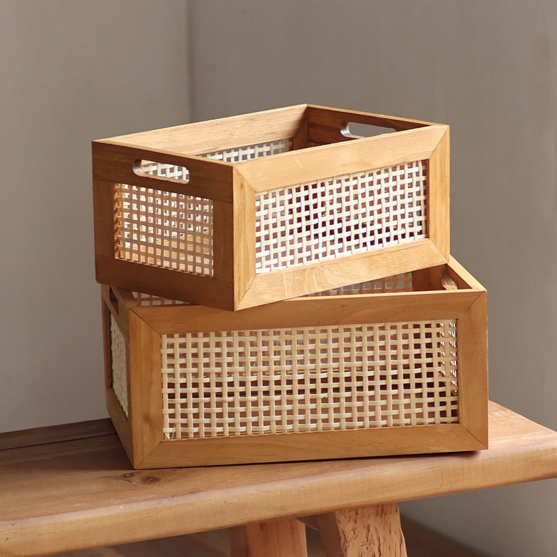 Storage Basket made of Natural Wood | Kelmera