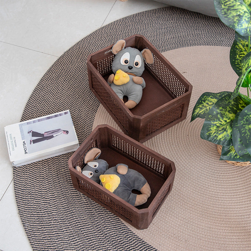 Storage Basket Molded Plastic | Kelmera