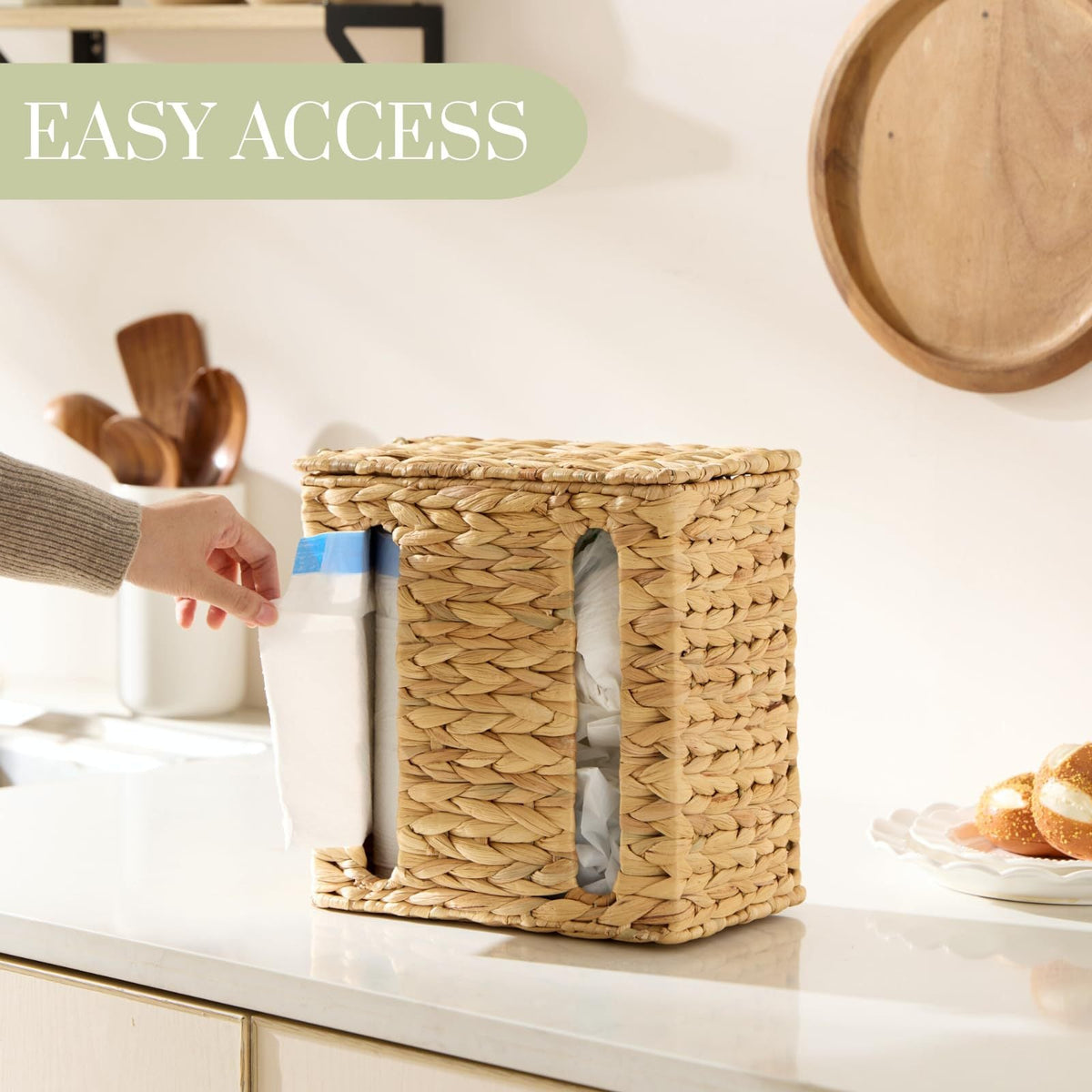 Storage Basket Opening Handwoven | Kelmera