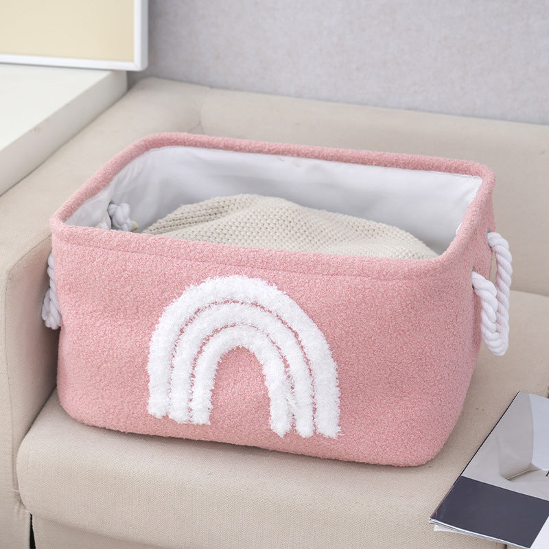 Storage Basket Pink Khaki | Kelmera