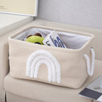 Storage Basket Pink Khaki | Kelmera