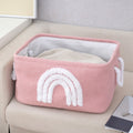 Storage Basket Pink Khaki | Kelmera
