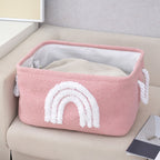 Storage Basket Pink Khaki | Kelmera