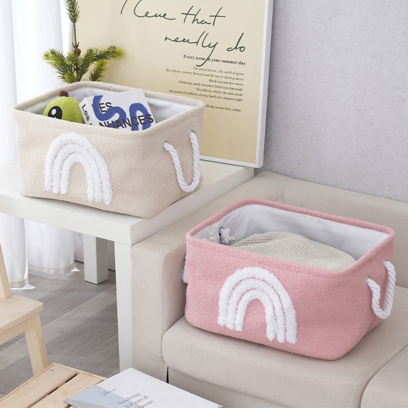 Storage Basket Pink Khaki | Kelmera