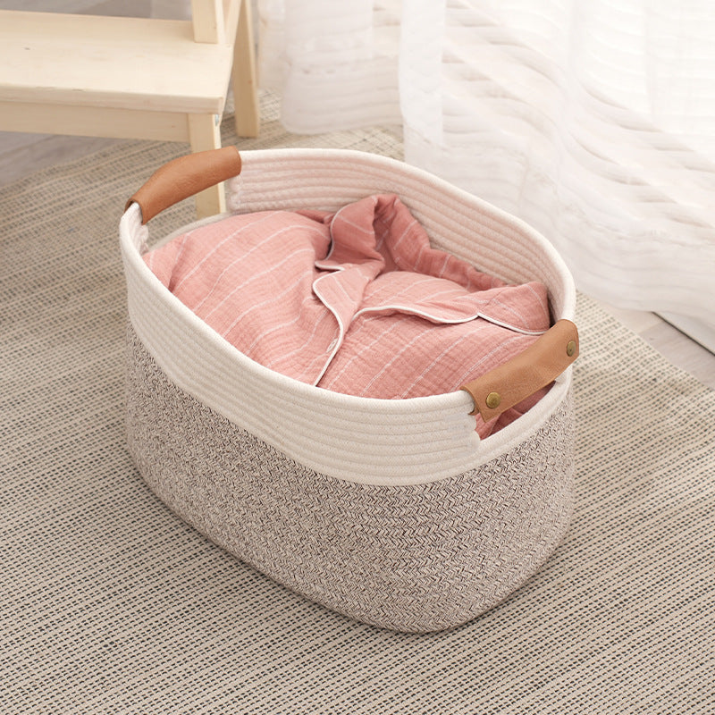 Storage Basket Red Distinctive Decorative Design | Kelmera