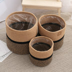 Storage Basket Set Soft Textile Molded Plastic | Kelmera