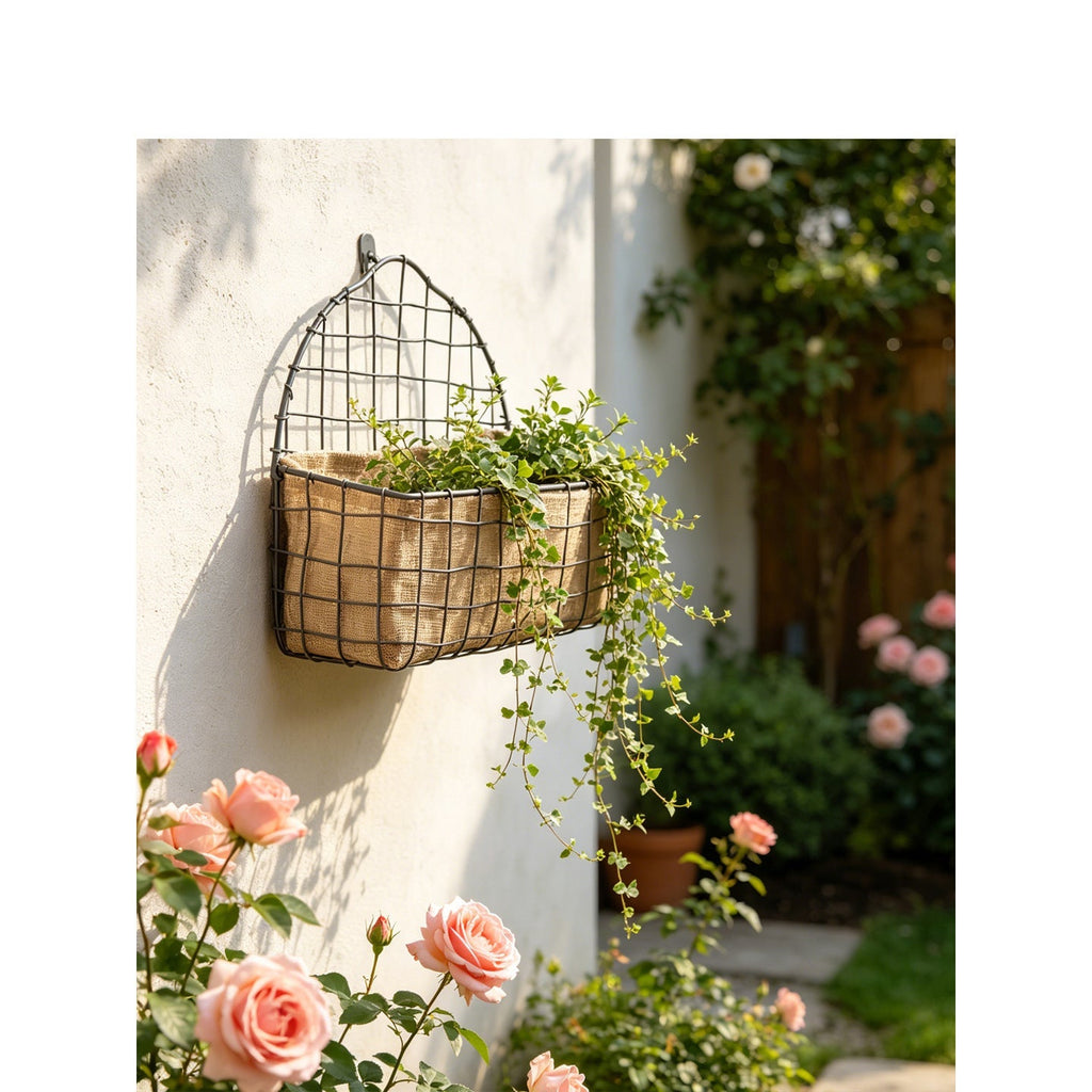 Storage Basket Soft Textile Metal | Kelmera