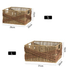 Storage Basket Two Pieces Small Large Functional | Kelmera