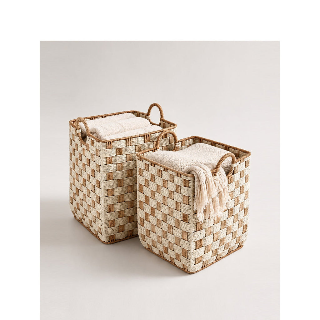 Storage Basket Two Small Large Functional | Kelmera