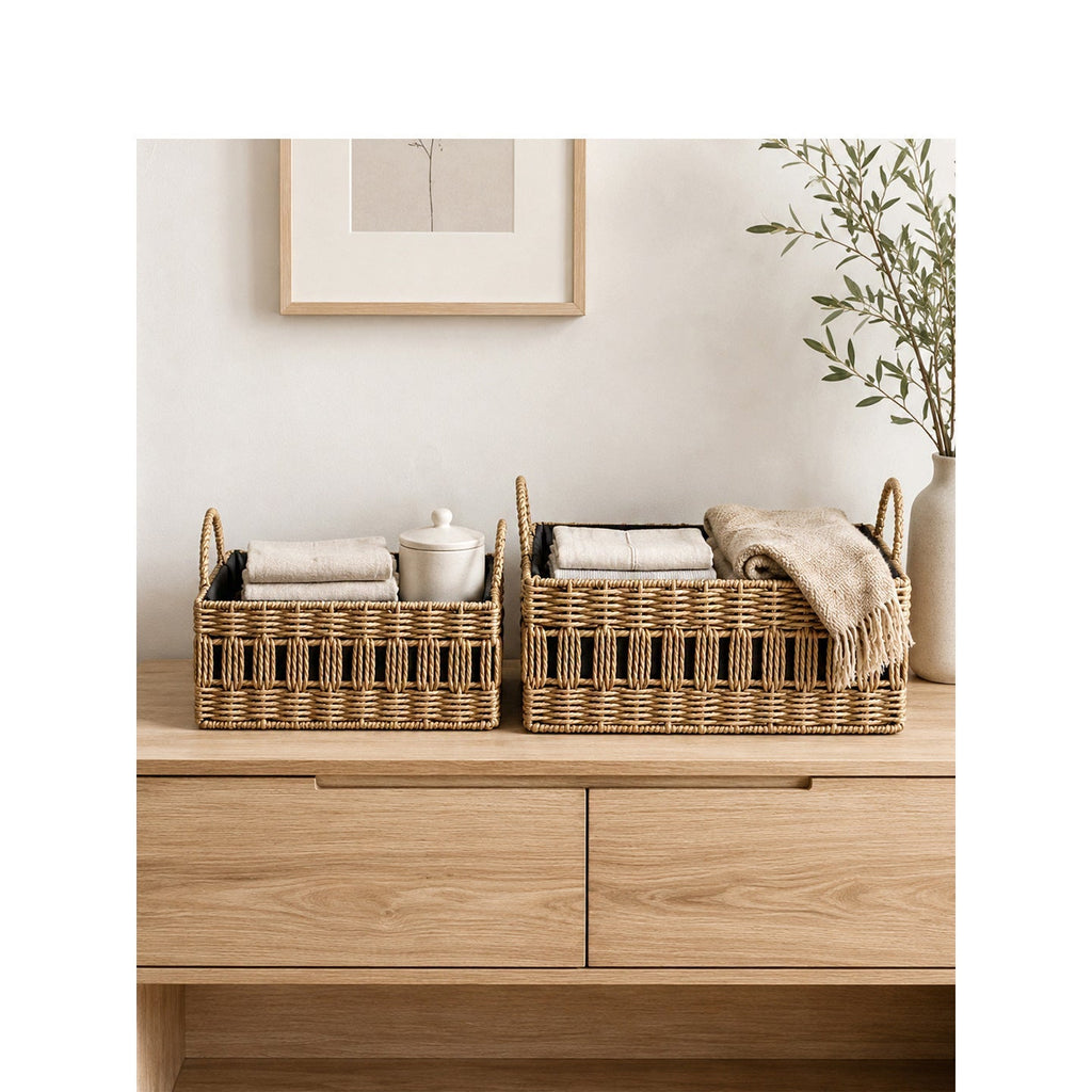 Storage Basket Two Small Large Solution Organized | Kelmera