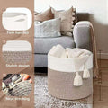 Storage Basket White Flax | Kelmera